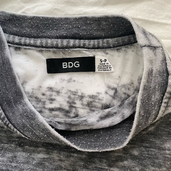 urban outfitters bdg grey tie dye tee - Picture 2 of 3